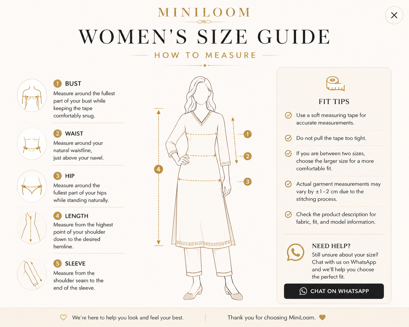 Women Size Guide