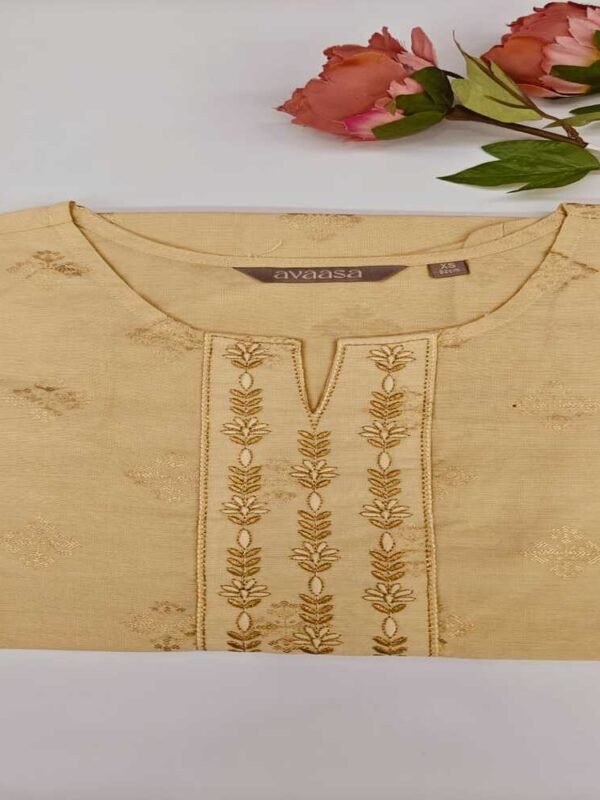 White Chikankari Style Kurti