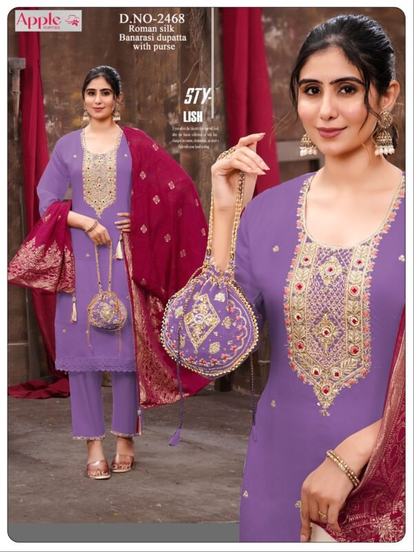 Royal Blue Rayon Kurti
