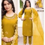 Mustard Cotton Kurti