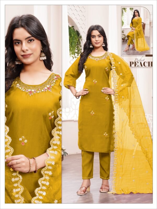 Mustard Cotton Kurti